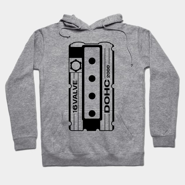 4G63 Valve Cover Hoodie by GoldenTuners